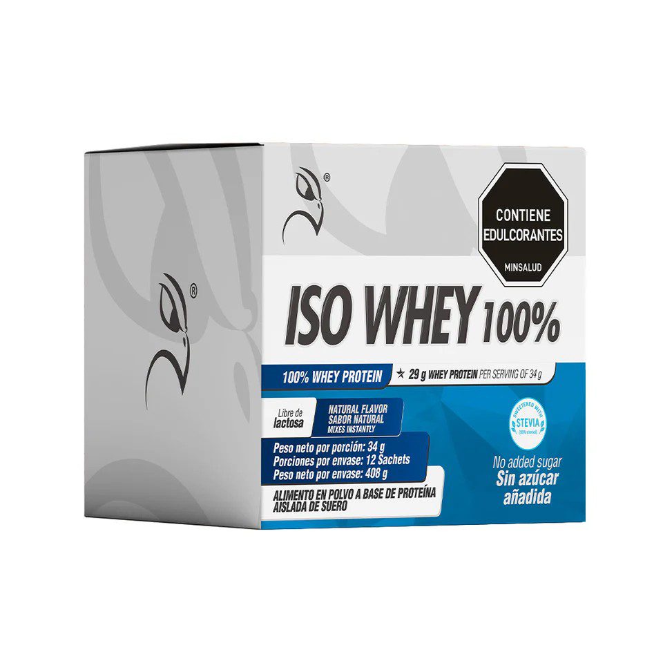 ISO WHEY 100% UNFLAVORED 34G/12 UNID - HEALTHY SPORTS
