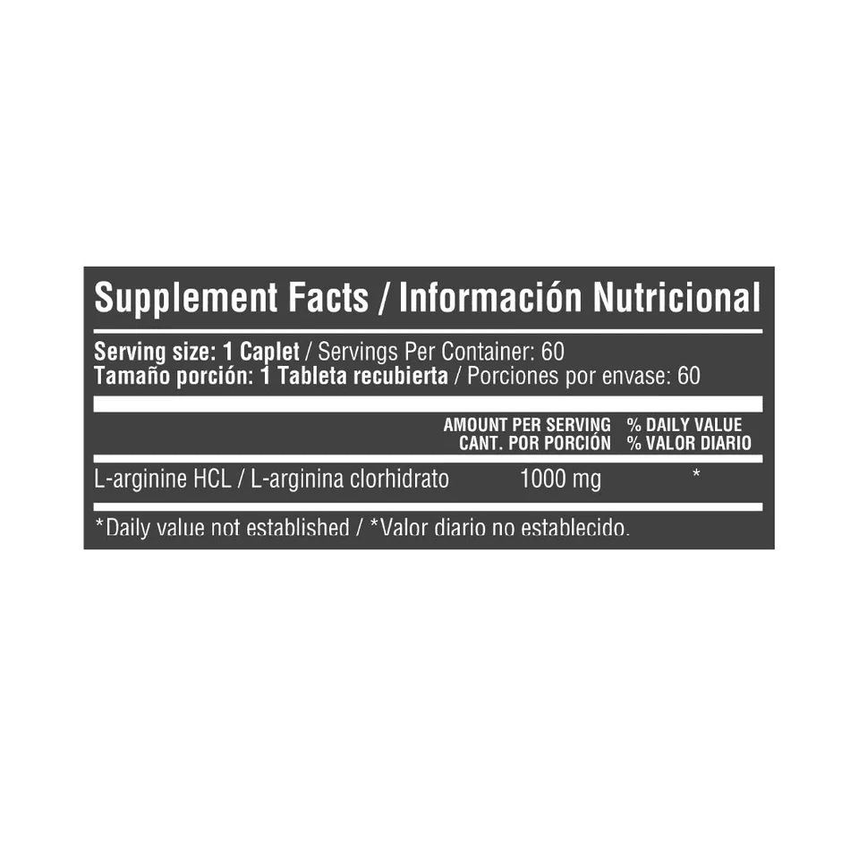 L-ARGININE 1000 MG X 60 TAB HA - imagen adicional 2