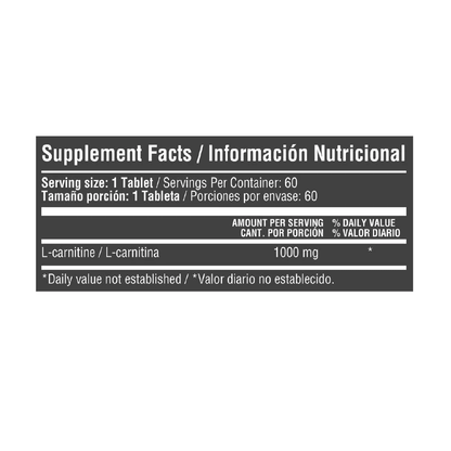 L-CARNITINA FROM CARNIPURE 1000MG X 60 CAP - imagen adicional 2