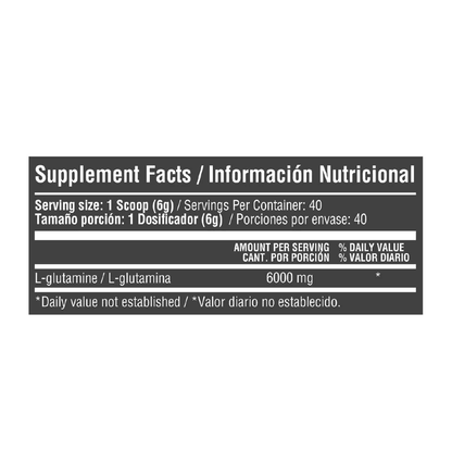 L-GLUTAMINA 240 GR HA - imagen adicional 2