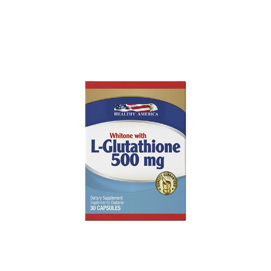 Imagen del producto L-GLUTATHIONE 500 mg HEALTHY x 30 cápsulas de Healthy America en Giravital