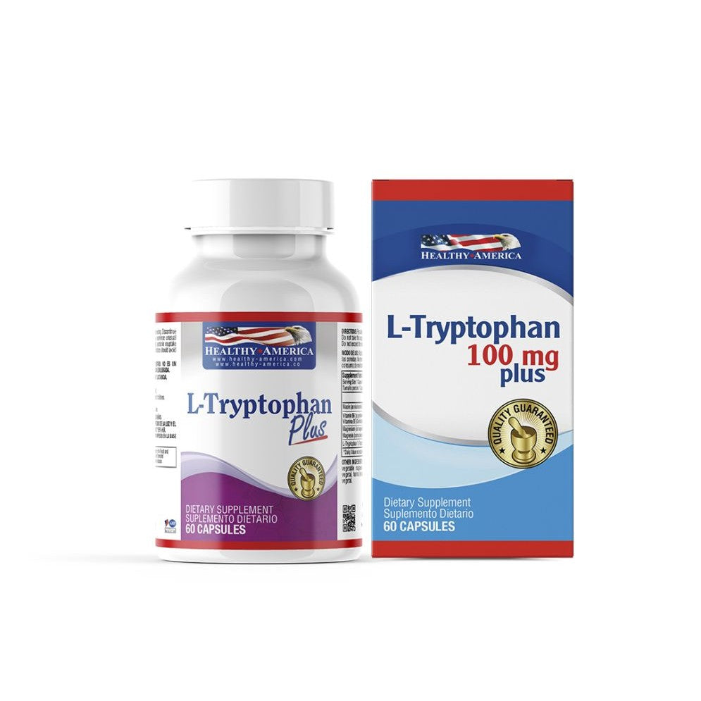 Imagen del producto L-TRIPTOFAN PLUS*60 5-HTP de Healthy America en Giravital