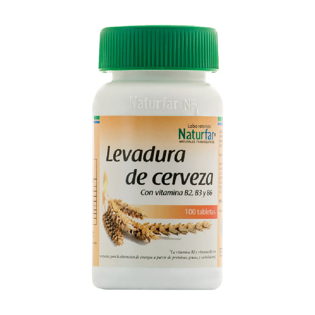 LEVADURA DE CERVEZA + VITAMINAS X 100 TABLETAS
