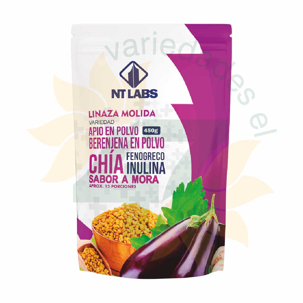 LINAZA  APIO BERENJENA Y CHIA X 450 GR