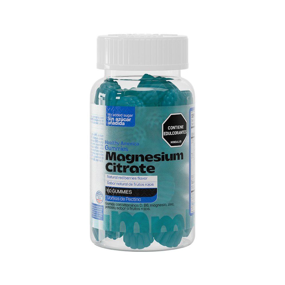 MAGNESIUM CITRATE GUMMES X 60 - HEALTHY AMERICA