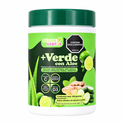 MAS VERDE CON ALOE X 400 GR