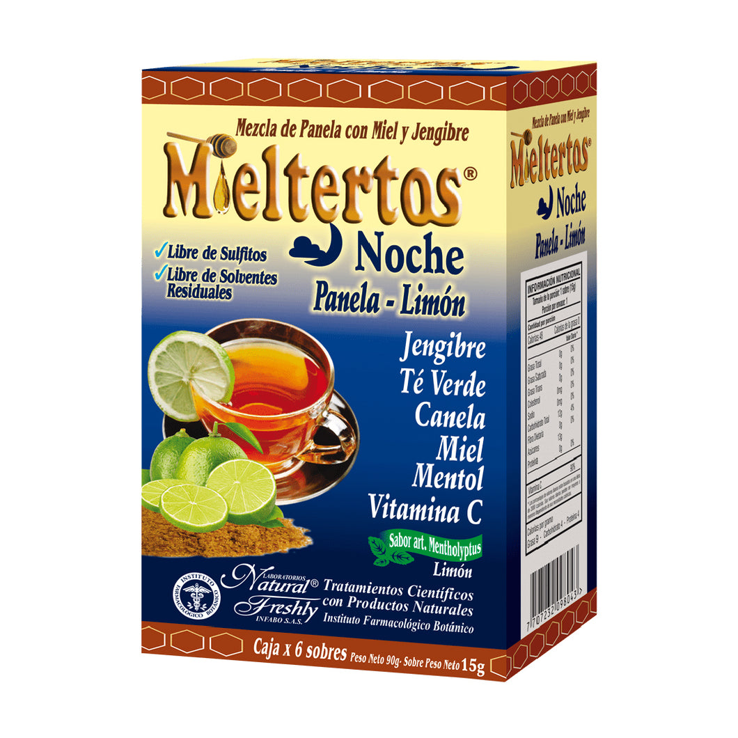 MIELTERTOS GRIPA NOCHE CAJA X 6 SOBRES