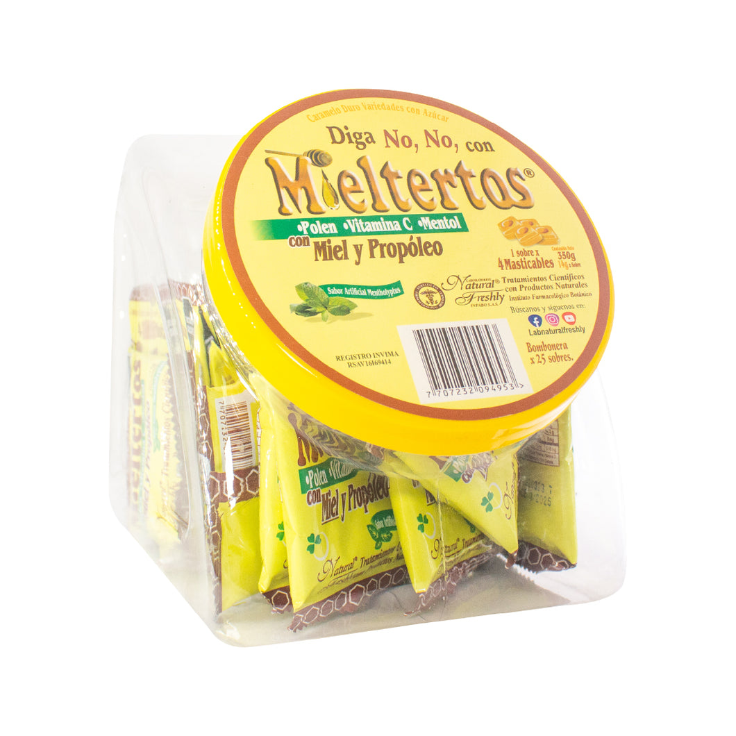 MIELTERTOS MASTICABLE BOMBONERA X 25 UNID