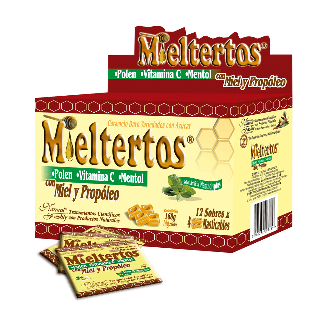 MIELTERTOS MASTICABLE X 12 SOBRES FRES