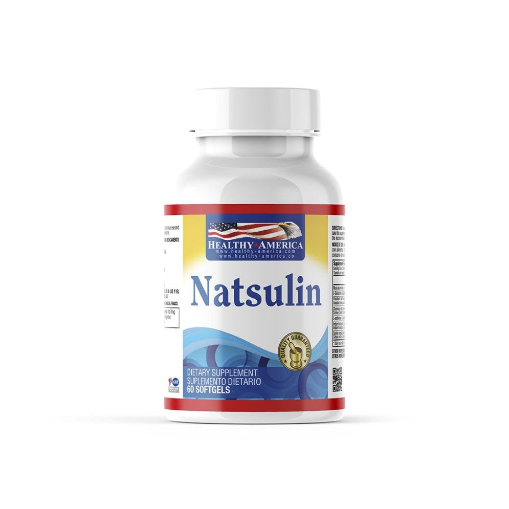 Imagen del producto NATSULIN 60 softgels HA de Healthy America en Giravital