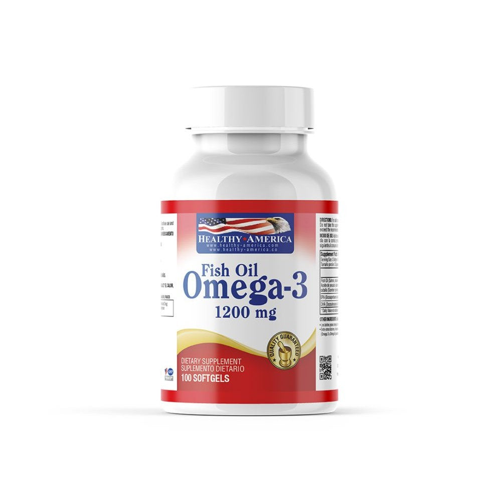 Imagen del producto OMEGA 3 1200 MG x 100 softgels HA de Healthy America en Giravital