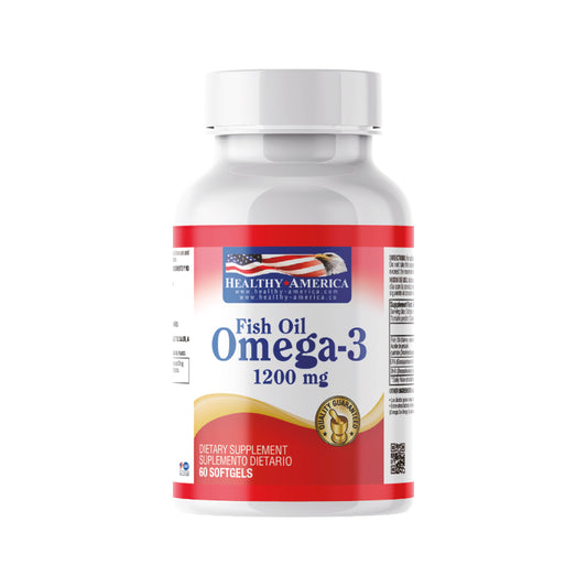 Imagen del producto OMEGA 3 1200 MG x 60 softgels HEALTHY de Healthy America en Giravital