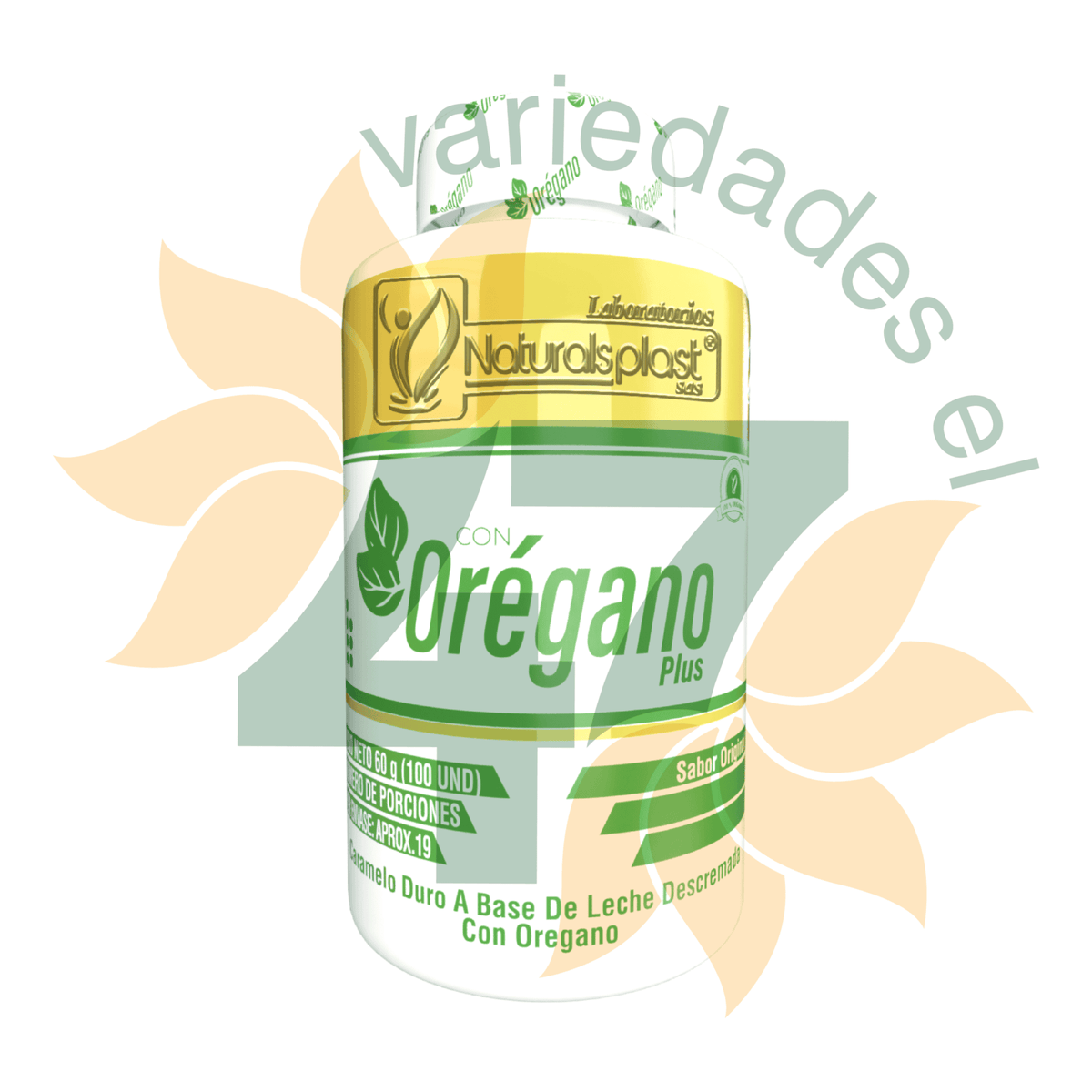 OREGANO PLUS * 100 TABLETAS - NATURALSPLAST