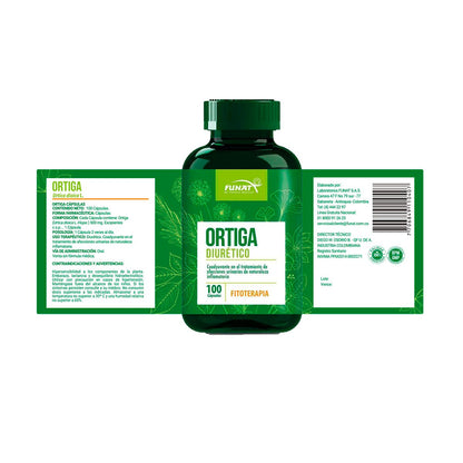 ORTIGA X 100 CAPSULAS - imagen adicional 2