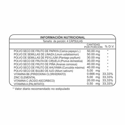 PARAXTOS BLISTER X 10 CAP DISNATURA - imagen adicional 3