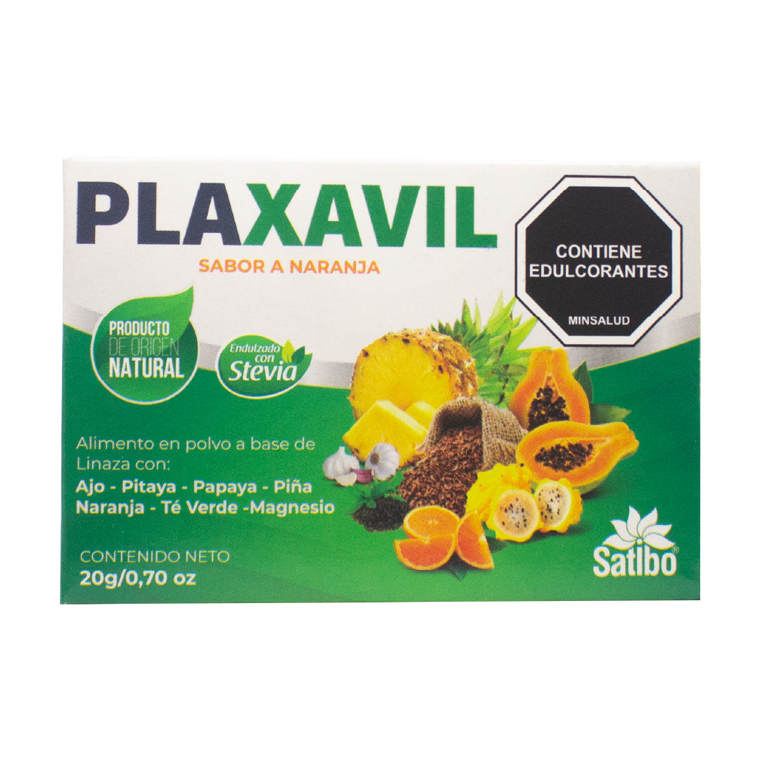Imagen del producto PLAXAVIL SABOR A NARANJA 20GR de Satibo en Giravital