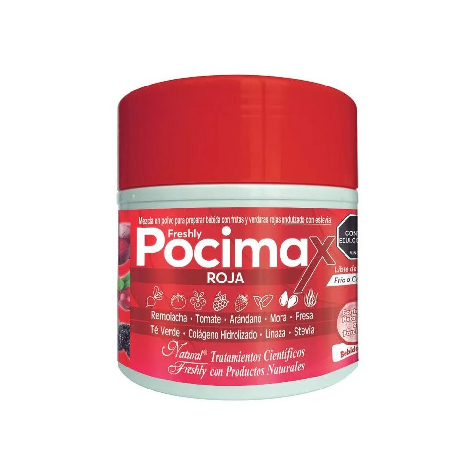POCIMAX ROJA BEBIDA MIX 9 COMP. X 200G - FRESHLY