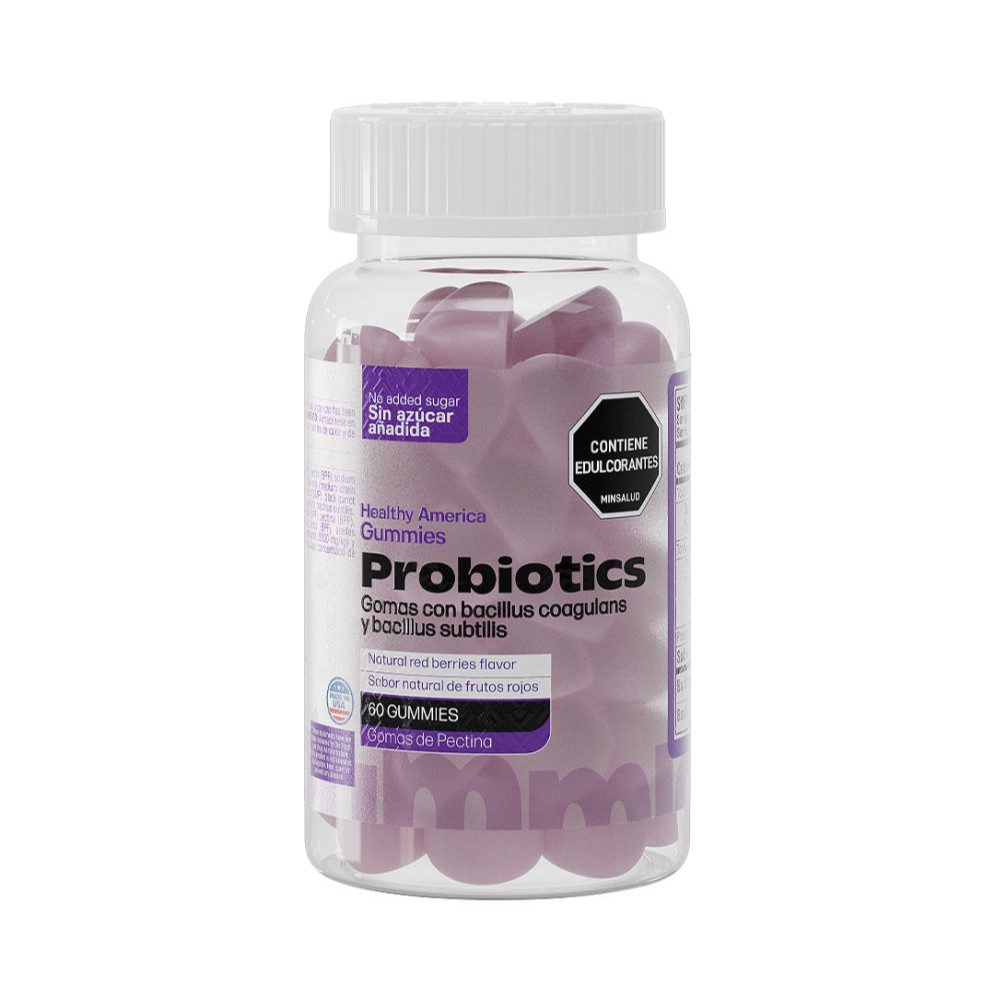 PROBIOTICS X 60 GOMAS - HEALTHY AMERICA