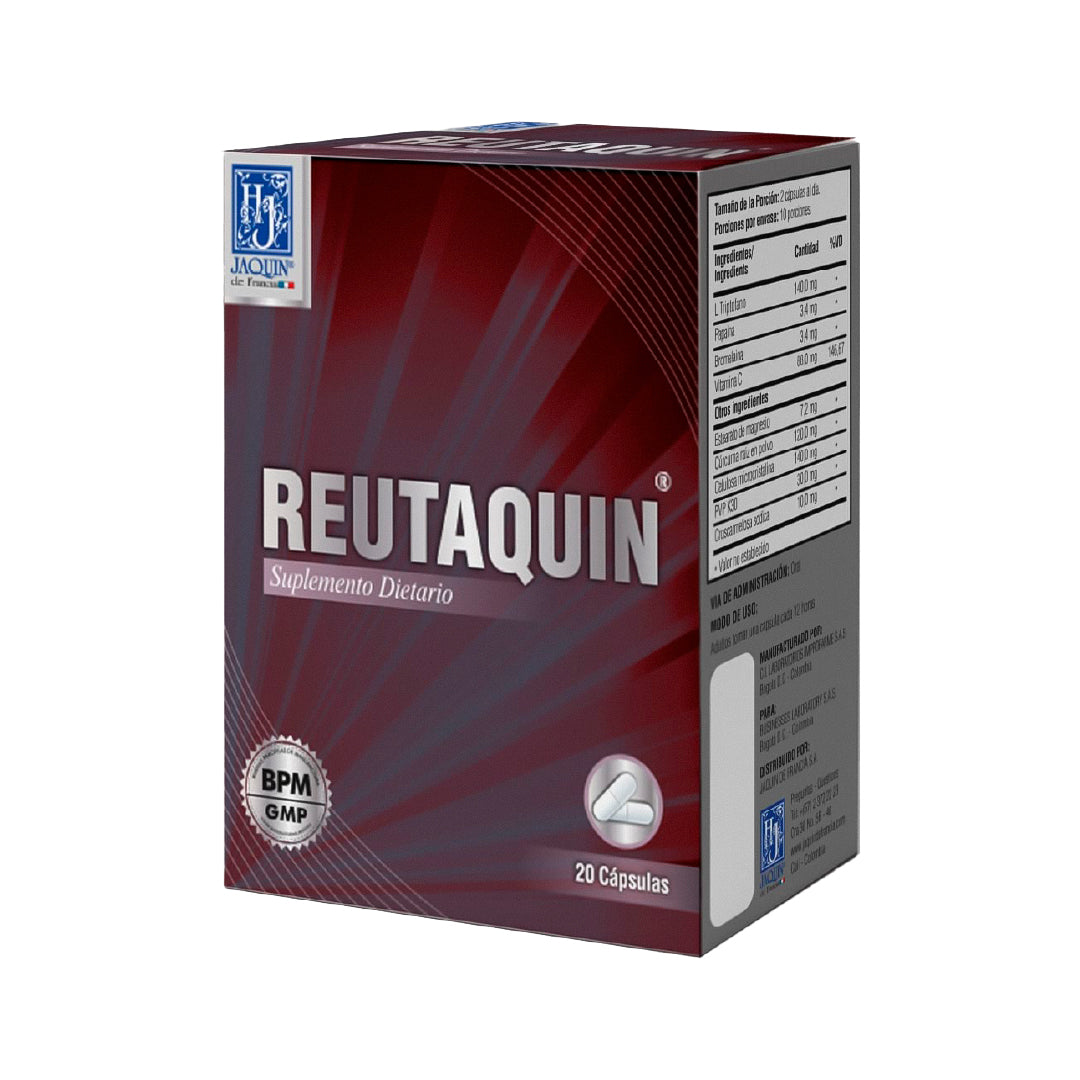 Imagen del producto REUTAQUIN x 20 cápsulas JAQUIN de Jaquin De Francia en Giravital