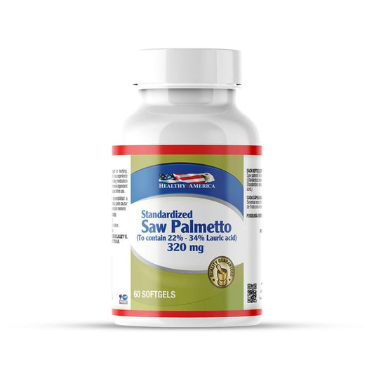 Imagen del producto SAW PALMETTO 320 MG x 60 SOF HA de Healthy America en Giravital
