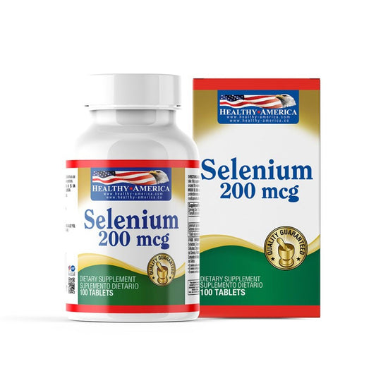 Imagen del producto SELENIO 200 MCG x 100 TAB HA de Healthy America en Giravital