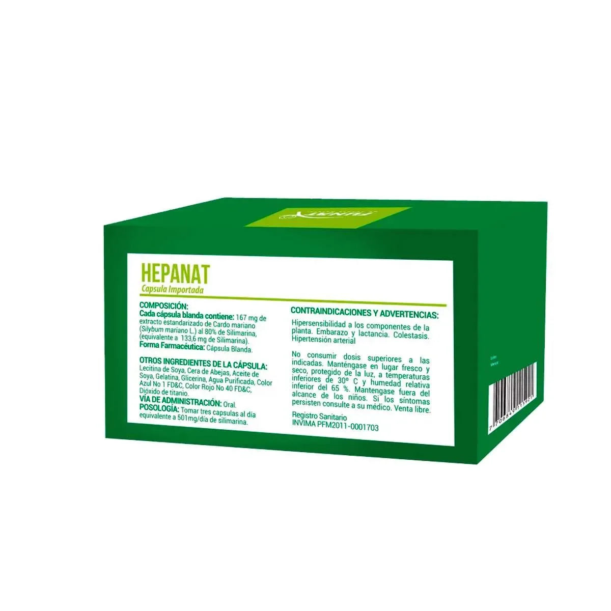 SILIMARINA HEPANAT X 30 SOFG CAJA X 3 BLISTER - imagen adicional 2