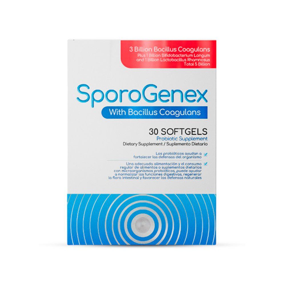 SPOROGENEX X 30 SOFGELS - HEALTHY AMERICA