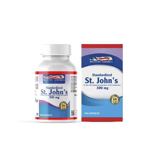 Imagen del producto ST. JOHNS WORT x 100 cápsulas HA de Healthy America en Giravital