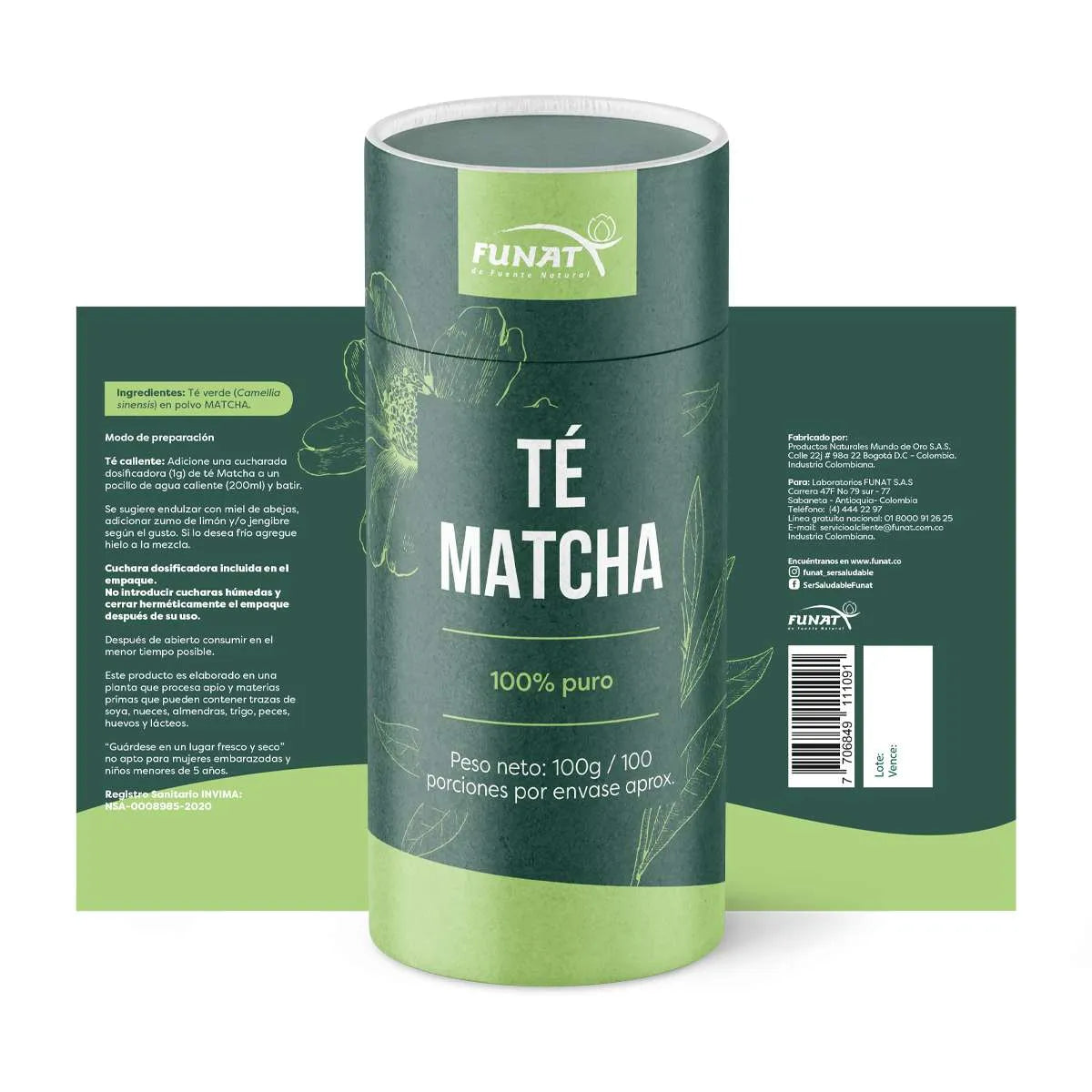 TE MATCHA X 100 GR - imagen adicional 2