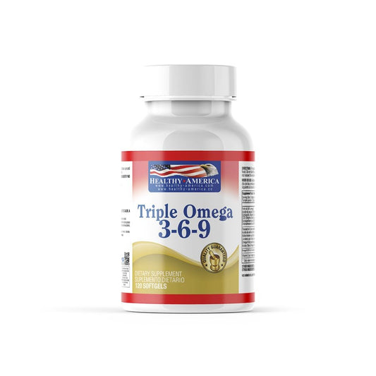 Imagen del producto TRIPLE OMEGA 3 6 9 1200 MG x 120 PERLA HA de Healthy America en Giravital