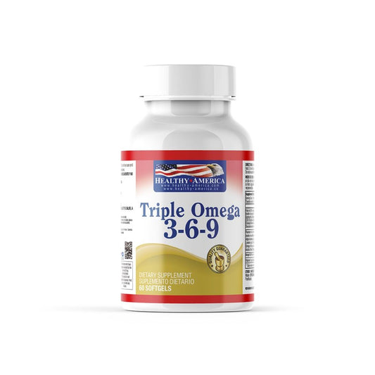 Imagen del producto TRIPLE OMEGA 3 6 9 1200 MG x 60 PERLA HA de Healthy America en Giravital