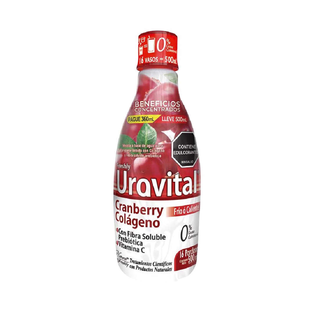 UROVITAL BEBIDA FUNCIONAL X 360 ML PROM 500 ML - FRESHLY