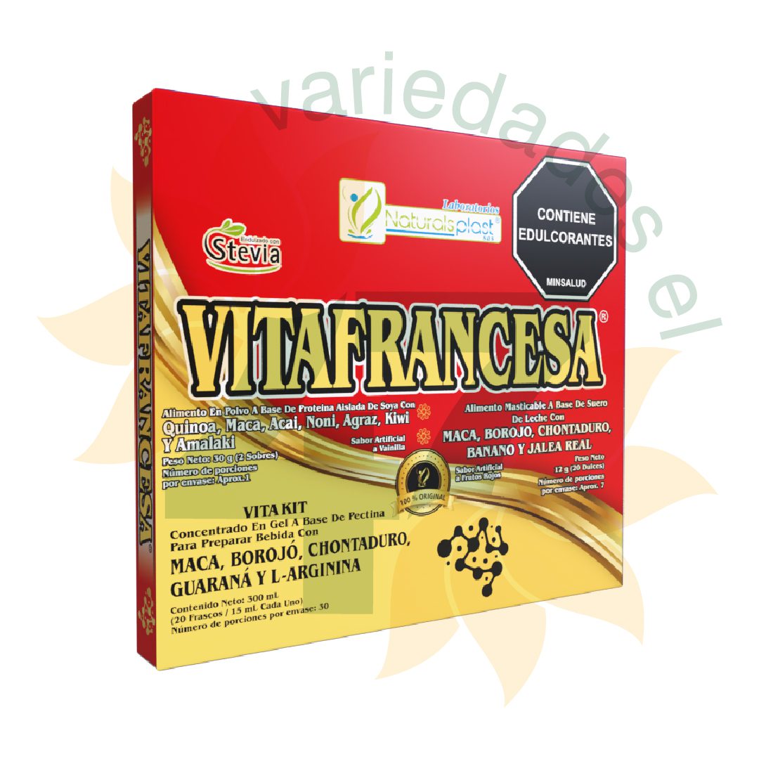 VITAFRANCESA COMPLEX TERAAPIA 2 X 20 AMPOLL - NATURALSPLAST