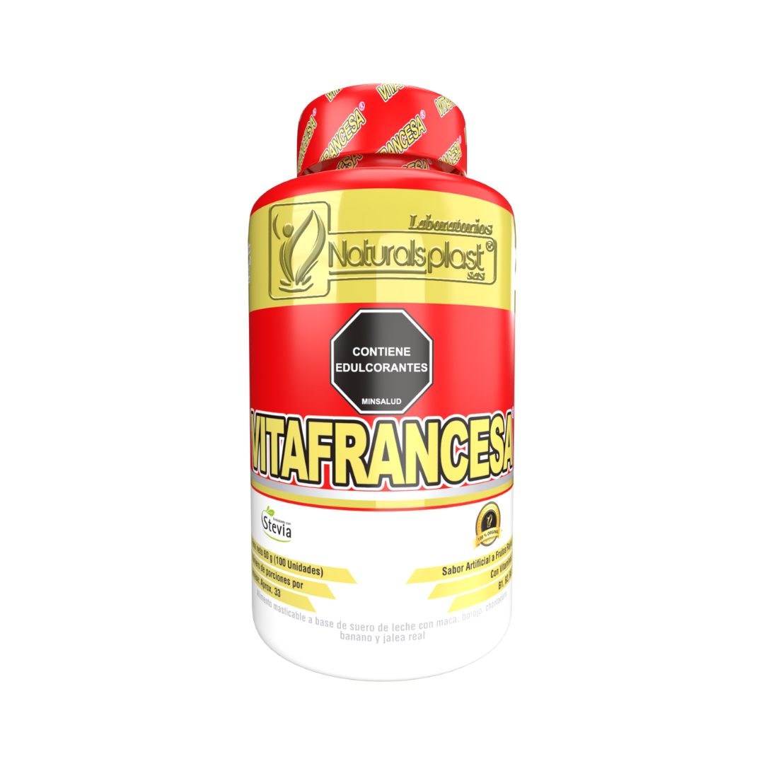 VITAFRANCESA X 100 TABLETAS PASTILLERO - NATURALSPLAST