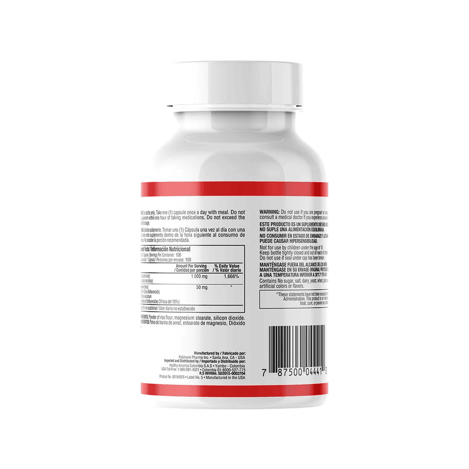 VITAMINA C 1000 X 100 + BIOFLAVONES HA - imagen adicional 2