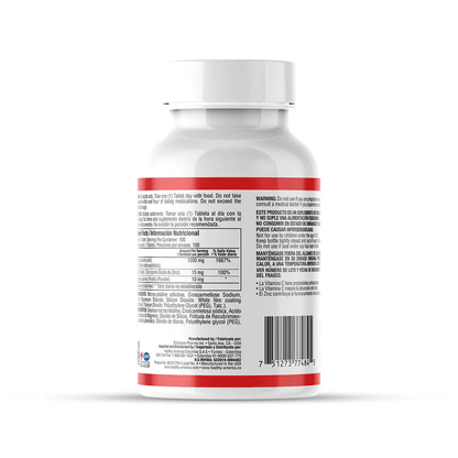 VITAMINA C 1000 X 100 TAB PLUS ZINC HEALTHY - imagen adicional 2