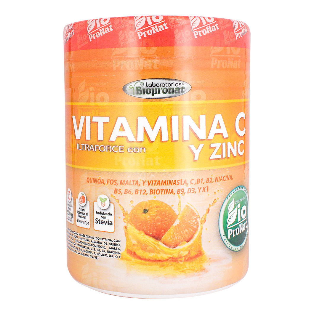VITAMINA C + ZINC POLVO X 500 GR