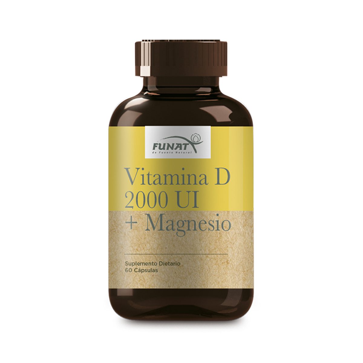 VITAMINA D 2000 UI + MAGNESIO X 60 CAP - FUNAT
