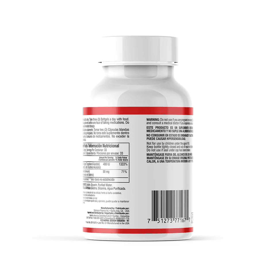 VITAMINA E 400 IU + SELENIO X 100 PERLA HA - imagen adicional 2