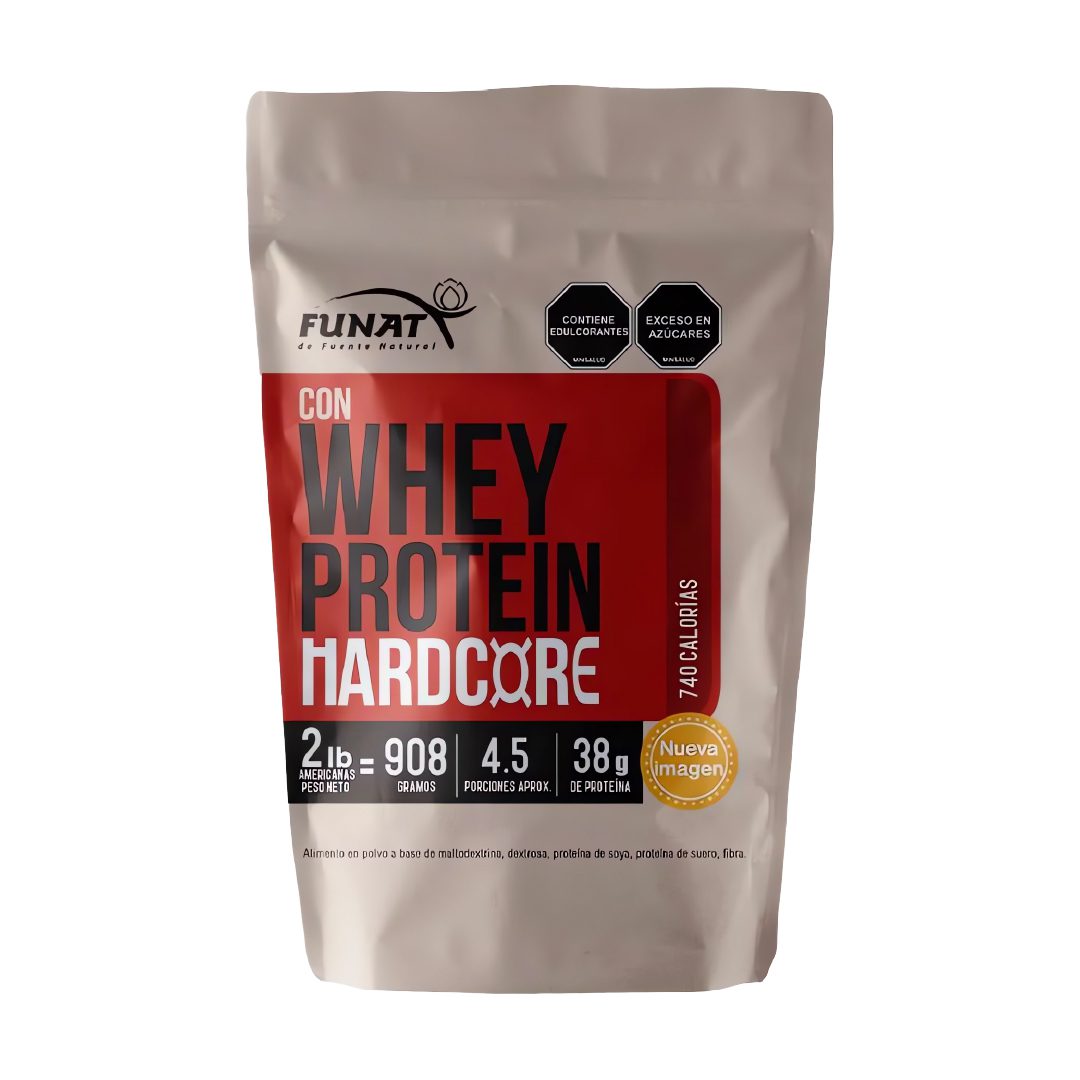 WHEY PROTEIN HARCORE 2LB VAINILLA - FUNAT