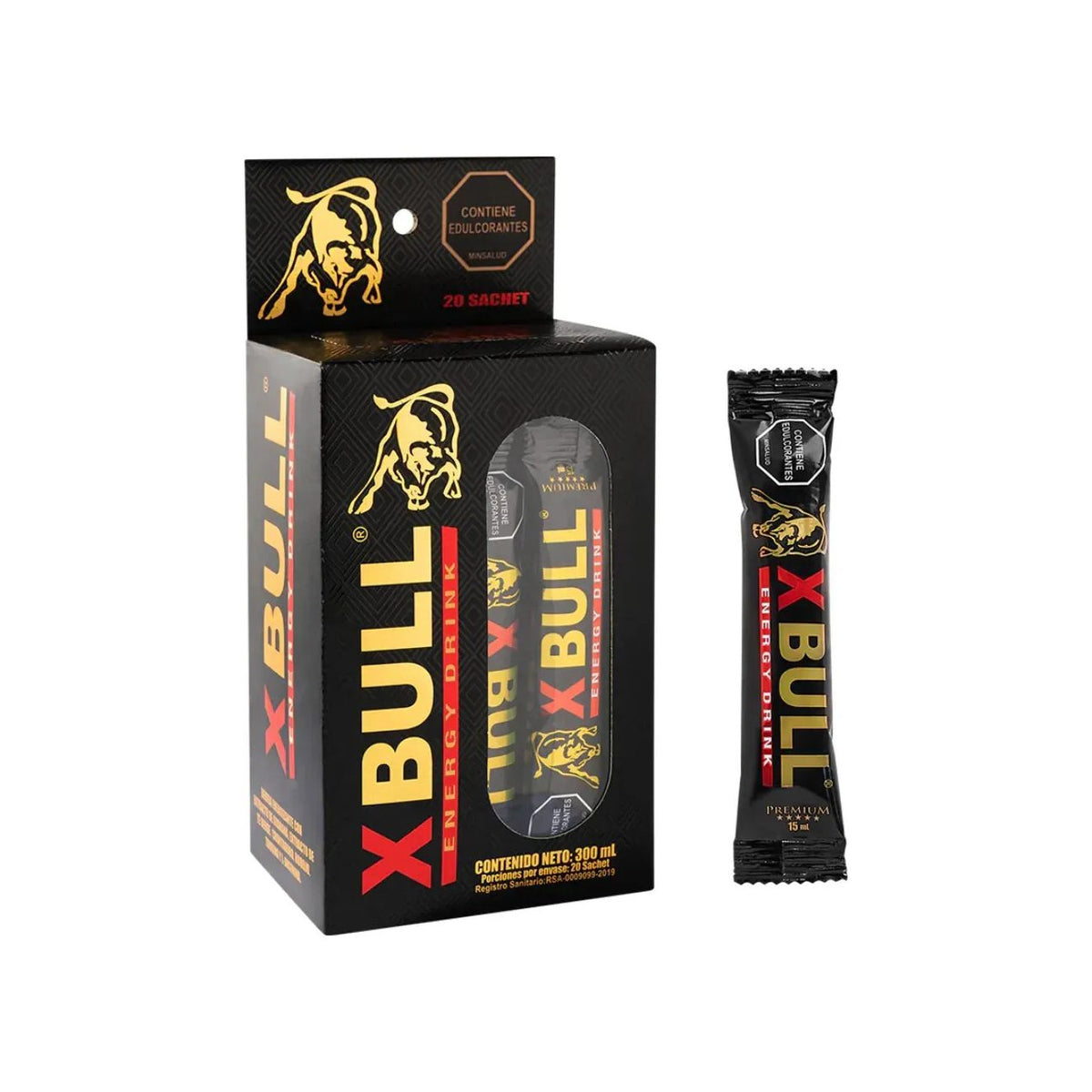 X BULL MEN X 20 UNID DE (15ML) - SEX BULL